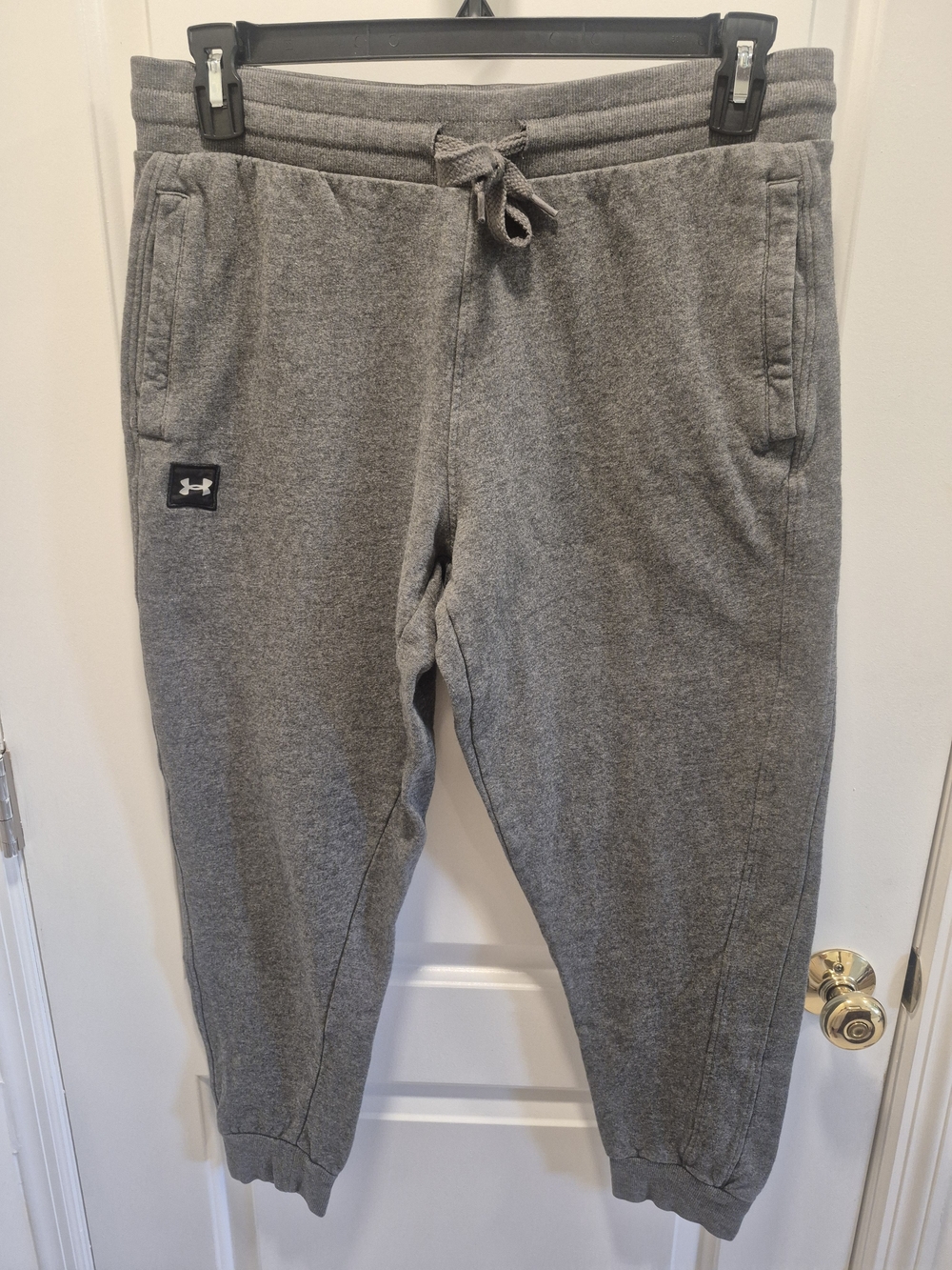 Under Armour Men's Heather Gray Fleece Joggers